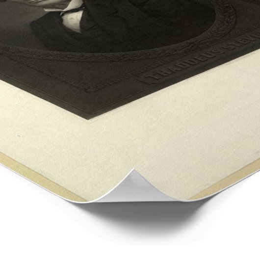 1867 Bild von Thaddeus Stevens Poster (Ecke)