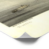 1867 Kairo, IL Birds Augen Panoramablick Karte Poster (Ecke)