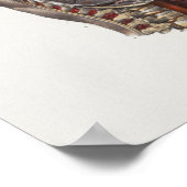 1867 Vintage Anatomie der Brustwirbelsäule Poster (Ecke)