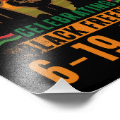 186. Jubiläum zur schwarzen Freiheit in Afrika Fotodruck (Ecke)