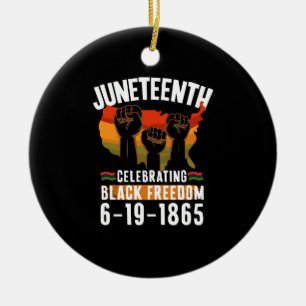 186. Jubiläum zur schwarzen Freiheit in Afrika Keramik Ornament