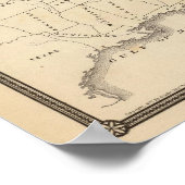 1870 aufgezogene Erzeugnisse Mais Poster (Ecke)