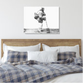 1870 (b/w-Foto) Leinwanddruck (Insitu (Schlafzimmer))