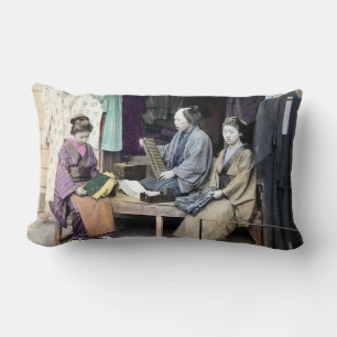 1870 Fabric Dealer of Japan Lendenkissen
