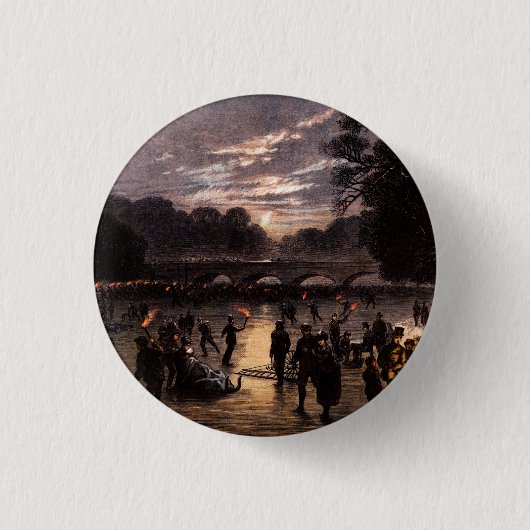 1870 Ice Skaten in London Button (Vorderseite)