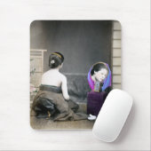 1870 Japanische Frau im Dressing Room Mousepad (Mit Mouse)
