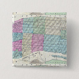 1870 Karte New York City Central Park Button