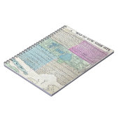 1870 Karte New York City Central Park Notizblock (Linke Seite)