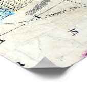 1870 Karte New York City Central Park Poster (Ecke)