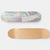 1870 Karte New York City Central Park Skateboard (Horizontal)