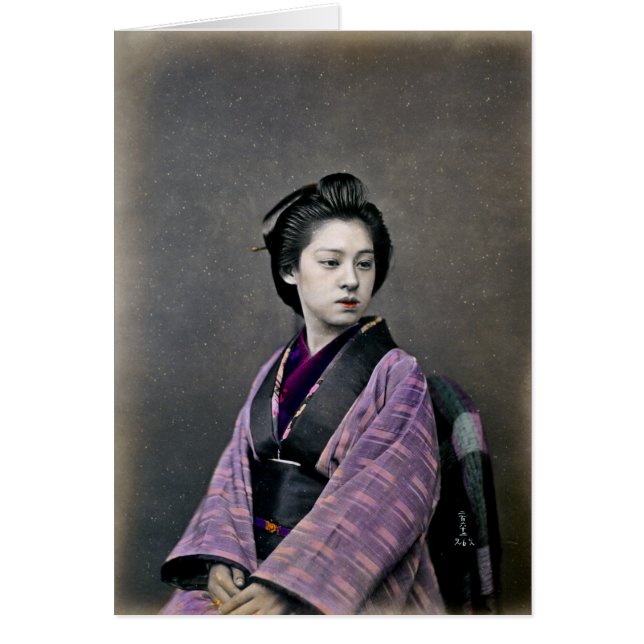 1870 Schöne japanische Frau (Vorne)