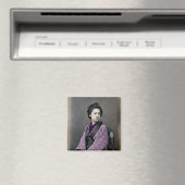 1870 Schöne japanische Frau Magnet (In Situ (Geschirrspüler))