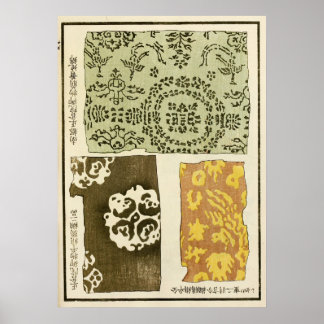1871 Chinesische Kunst des Qing-Dynastie-Erbes Poster