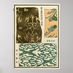1871 Chinesischer Qing-Dynastie-Erbedruck Poster