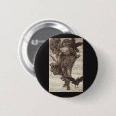 1871 Odin, Nordgott der Weisheit Button (Vorne & Hinten)