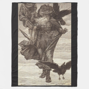 1871 Odin, Nordgott der Weisheit Fleecedecke
