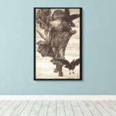 1871 Odin, Nordgott der Weisheit Leinwanddruck (Insitu (Holzboden))