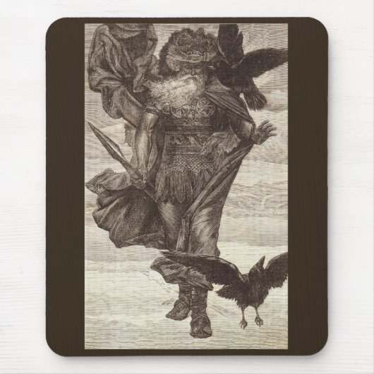 1871 Odin, Nordgott der Weisheit Mousepad (Vorne)