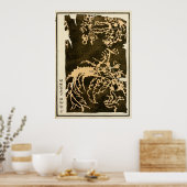 1871 Traditionelle Kunst der chinesischen Qing-Dyn Poster (Küche)