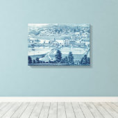 1871 Vögel Augen Ansicht Carpentersville Illinois Leinwanddruck (Insitu (Holzboden))