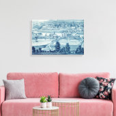 1871 Vögel Augen Ansicht Carpentersville Illinois Leinwanddruck (Insitu (Wohnzimmer))