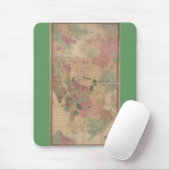 1872 Brooklyn Map - New York City, Queens Mousepad (Mit Mouse)