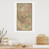 1872 Brooklyn Map - New York City, Queens Poster (Küche)