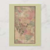 1872 Brooklyn Map - New York City, Queens Postkarte (Vorderseite)