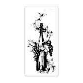 1873 Vintage Weinflasche Gummistempel (Prägung)