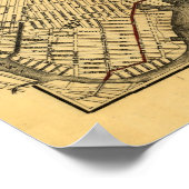1874 Brooklyn Rail Map Poster (Ecke)