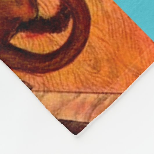 1874 Die Löwenkönigin Fleecedecke (Ecke)