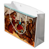 1874 Die Löwenkönigin Große Geschenktüte (Rückseite Schrägansicht)