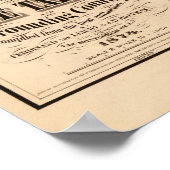 1874 Karte des Lake Tahoe Area California & Nevada Poster (Ecke)