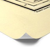 1874 Map of Africa Antique African Print Poster (Ecke)