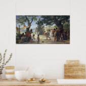 1875 den Diskus Poster (Küche)