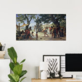 1875 den Diskus Poster (Heimbüro)