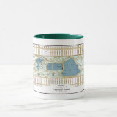 1875 Karte des Central Park, New York City Tasse (Zentrum)