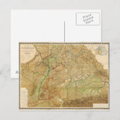 1875 Karte Südwestdeutschlands (Vorne/Hinten)