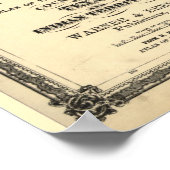 1875 Karte von Texas & Indian Territory (Oklahoma) Poster (Ecke)