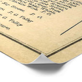 1875 Stadt Stockbridge Karte Poster (Ecke)