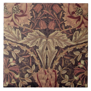 1876 Vintage William Morris Jelängerjelieber Fliese
