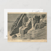 1877 Print Ägypten Statuen, Die Erde und ihre Mens Postkarte (Vorne/Hinten)