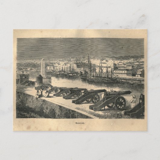 1877 Print Cuba Havana, Erde und ihre Völker Postkarte (Vorderseite)