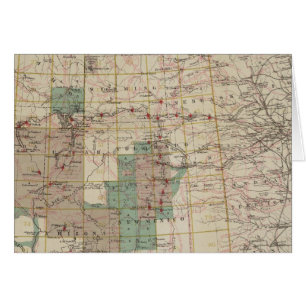 1878 Fortschrittskarte der Geografischen Erhebunge