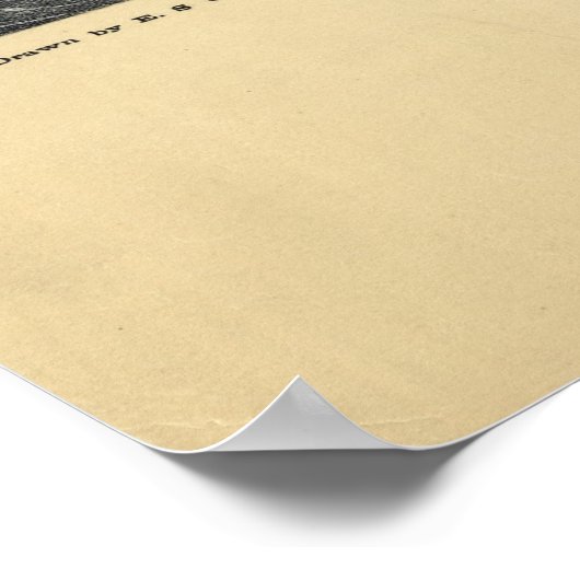 1878 SEATTLE MAP POSTER (Ecke)