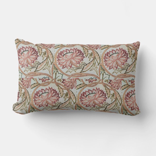 1878 Vintager William Morris Blumentopf Lendenkissen (Vorderseite)