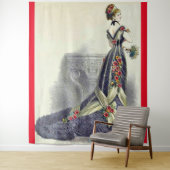 1879 Ball-Gown-Modedruck Wandteppich (Beispiel)