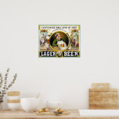 1879 Bierwerbung Poster (Küche)