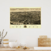 1879 Print: Albany, New York Poster (Küche)