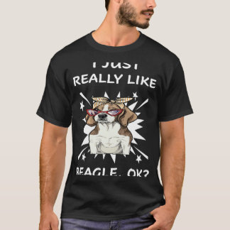 187 Ich mag Beagle wirklich sehr T-Shirt